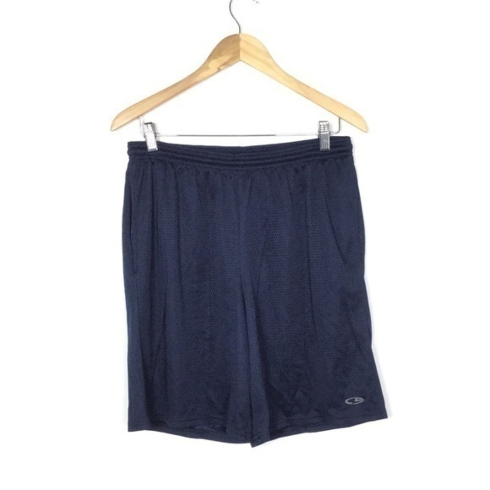 Champion mesh athletic basketball shorts Medium Bermuda style elastic‎ waist